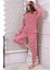 Fwn 3021 Peluş Welsoft Polar Kışlık Yumoş Kadın Pijama Takımı 2