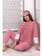 Fwn 3012 Peluş Welsoft Polar Kışlık Yumoş Kadın Pijama Takımı 2