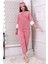 Fwn 3012 Peluş Welsoft Polar Kışlık Yumoş Kadın Pijama Takımı 4
