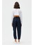 AÇELYAOKCU Yüksek Bel Çizgili Culotte Paça Detaylı Pantolon