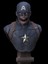 Zombie Captain America Bust -13X10X20CM 1