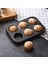 Nakres 6 Bölmeli Yanmaz ve Yapışmaz Kek Kapsülü Yapışmaz Mini Tart Kek Kapsülü Muffin Ekler Kalıbı 26-18 cm 1