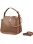 Bagaca 4575 Vizon Bayan Deri Omuz ve El Çantası 5