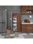 Kenzlife 2 kapılı dolap çilem 188*090*032 cvz kilitli ayaklı banyo mutfak ofis kitaplık ayakkabılık kiler 1