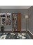 Kenzlife 2 kapılı dolap çilem 188*090*032 cvz kilitli ayaklı banyo mutfak ofis kitaplık ayakkabılık kiler 4