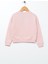 Baskili Kız Çocuk Pembe Sweatshirt Cal Girl 2