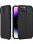 Iphone 14 Pro Kılıf Lensı Niss Deri Dokulu Kamera Korumalı Silikon + Ekran Koruyucu 1