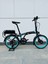 Ego 2.1 285H 20" 8-V Hd Mat Siyah-Turkuaz-Gri Elektrikli Katlanır Bisiklet 1