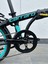 Ego 2.1 285H 20" 8-V Hd Mat Siyah-Turkuaz-Gri Elektrikli Katlanır Bisiklet 4