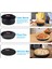 8 inç 15 Adet Yui / Xiaomi / Philips / Kumtel Uyumlu Air Fryer Aksesuarları - Siyah (Yurt Dışından) 2