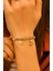 Plaka & Hilal Bileklik 14 Ayar A058129 1