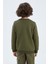 Erkek Çocuk Bisiklet Yaka Cep Baskılı Sweatshirt X9715A622AU 5