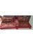 Şark Köşesi Anadolu & Yörük Desen 30cm Yüksekliğinde Minderli 200 x 300 cm Kilim Takımı Konsept Kırmızı 14 Parça 3