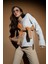 Geometrik Renk Bloklu Balıkçı Yaka Oversize Fit Ekstra Yumuşak Triko Tunik U8689AZ22WN 1