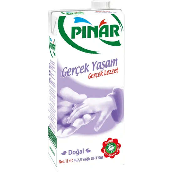 Pınar %2.5 Yağlı Süt 1 L
