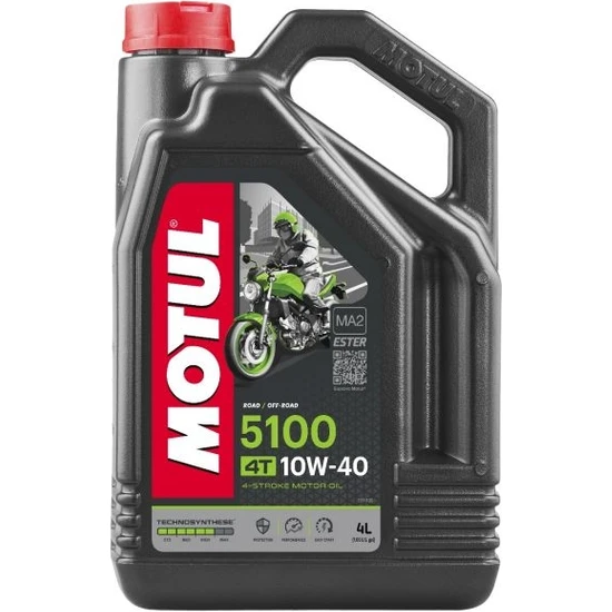 Motul 5100 10W40 4T 4 Litre Motosiklet Yağı (Üretim Yılı: 2023)