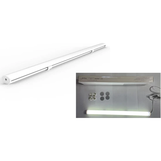 Sge Teknoloji̇ USB Kablolu 30 cm  Beyaz Işik Elbi̇se Dolabi Çalişma Masasi Ev LED Lamba Işik