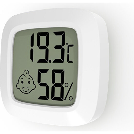 Sevgift Babe Mini Sıcaklık ve Nem Ölçer Bebek Odası Termometresi