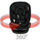 Kraft Safe Turn 0-36 kg 360° Dönebilen İsofixli Oto Koltuğu Black