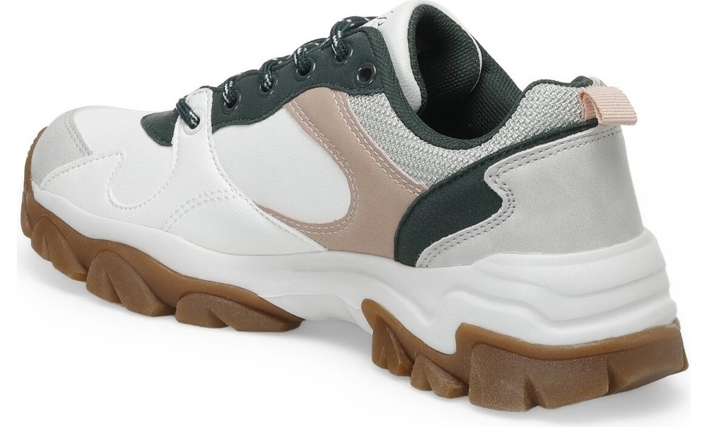 U.S. Polo Assn. Kadın Beyaz Mavi Sneaker Spor Ayakkabı Suni Deri Günlük Kullanım İçin görsel 3