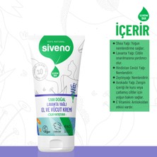 Siveno %100 Doğal El Ve Vücut Kremi Lavanta Cilt Yatıştırıcı Onarıcı Yoğun Nemlendirici Vegan 50 ml