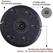 Xtr Fitness Bosu Ball Denge Topu Siyah