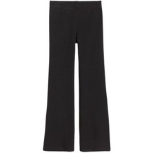 Seabubbles Kız Çocuk İspanyol Paça Siyah Tayt Modern Rahat Tasarım ile Günlük Kullanım İçin