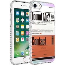 ZORE Apple iPhone Se 2022 Kılıf Airbag Kenarlı Renkli Desenli Elegans