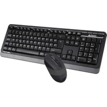 A4 Tech FG1010 F Kablosuz mm Klavye Mouse Set Gri