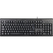 A4 Tech KM720 F Kablolu mm Klavye Siyah USB