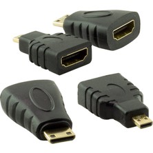 Powermaster HDMI Kablo 1.5 Metre 3lü Set Powermaster (Mıcro HDMI Hdmı*mini HDMI Hdmı)