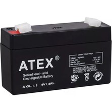 Atex Akü 6 Volt 1.3 Amper Atex Akü ( 98 x 25 x 52 mm )