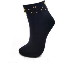 Secret Moda Bilek Kısmı Boncuklu Kadın Soket Çorap