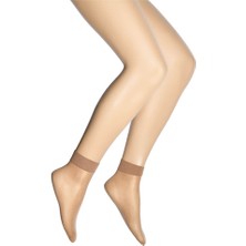 Secret Moda Burnu Şeffaf 15 Denye Incecik Kadın Soket Çorap