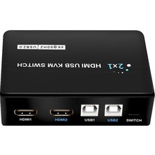 Powermaster PM-11789 4K HDMI USB Kvm Swıtch 2x1