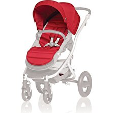 Britax Römer Affinity 2 Bebek Arabası Gri Kumaş Beyaz kasa + Kırmızı Renk Paketi Hediye