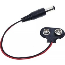 İntercom 9 Volt 2.1mm Jacklı Pil Başlığı IC 232A