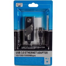 Powermaster PM-16299 USB 3.0 To Ethernet 10/100/1000MBPS Gigabit Ethernet Çevirici Adaptör