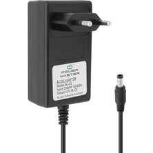 Powermaster PM-12667 12 Volt - 3 Amper Plastik Kasa Priz Tipi Adaptör 5.5*2.5 Uç