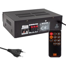 Osawa HD-510 2X50 Watt 220V/12V Giriş Usb-Sd -Bt-Uk Trafosuz 2 Mik. Girişli Stereo  Anfi