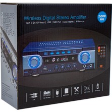 Osawa HD-510 2X50 Watt 220V/12V Giriş Usb-Sd -Bt-Uk Trafosuz 2 Mik. Girişli Stereo  Anfi