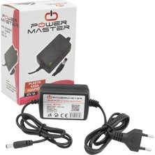 Powermaster PM-31770 12 Volt - 1 Amper - 12 Watt Masaüstü Iki Ucu Kablolu Adaptör 5.5*2.5 Uç