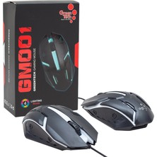 Greentech GM-001 4 Renkli Kablolu Gamıng Oyuncu Mouse * Hello HL-5774