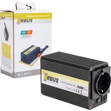 Inverter 150W 12V Orbus Modıfeld Sınus MS-150W - 12 Volt