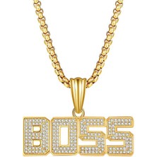 Schulzz Boss Patron Thug Life Hip Hop Unisex Kolye Zinciri