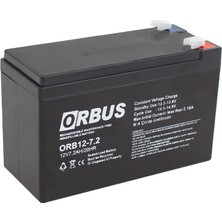 Akü 12 Volt 7.2 Amper Orbus Upsler Için ORB12-7.2 (150 x 65 x 90 Mm)