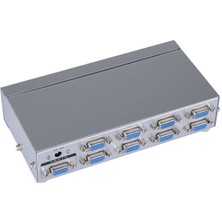 Powermaster PM-2553 1920X1440 250 Mhz 8 Port VGA Dağıtıcı Splıtter