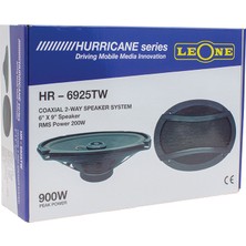 Leone HR-6925TW 900 Watt 6 x 9 Oval Oto Hoparlör Kapaklı Çiftli Takım