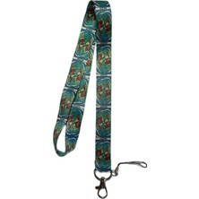 Dodo Bone Balık Burcu Pisces Kart Askı Ipi, Yaka Askı Ipi, Boyun Askı ve Telefon Askı Aparatı ,2 cm