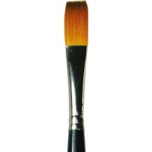 Fanart : Studio Academy : Seri 510 : Yağlı & Akrilik Boya Kısa Yassı Fırça (Uzun Sap) : No:10